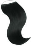 HairExtensionShop Damilos Flip-In Emberi Póthaj Standard Koromfekete Színben 50cm (Szín #1) (RFL501)