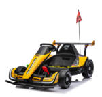 Hollicy Masinuta - Kart electric pentru copii 3-11 ani, Racing F1 500W 24V, telecomanda, culoare galben