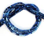  Hematit Mat Colorat Albastru Cub 3x3 mm - Margele Pietre Semipretioase pentru Bijuterii - concepttropic - 15,00 RON
