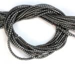  Hematit Gri Tub 2x2 mm - Margele Pietre Semipretioase pentru Bijuterii