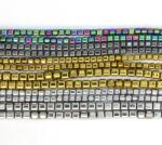  Hematit Multicolor Cub 3-4 x 3-4 mm - Margele Pietre Semipretioase pentru Bijuterii