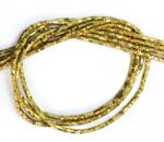  Hematit Colorat Galben Disc Fatetat 1x2x2 mm - Margele Pietre Semipretioase pentru Bijuterii