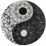 Woodbest Yin-Yang - különleges fa kirakó 211db /25cm x 25cm/