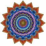 Woodbest Varázslatos mandala - különleges fa kirakó 170db /26cm x 26cm/