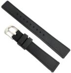  Curea de ceas Neagra din Silicon 16mm (WZ5374)