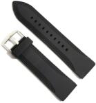  Curea de ceas Neagra din Silicon 24mm (WZ5375)