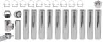 Spiroduct Kit Cos Fum Pentru Sobe Peleti, Izolat, Diametro Ф80 (diametru intern), 11.7m