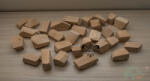 Fenyőbútor 10 db-os Fa kő szett Tumi ishi építőkocka