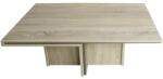 International Service Masuta cafea Barcelona , Sonoma/ Bronz, 1100x550x390mm Masa de cafea