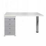 International Service Birou Desiree New , pal alb st/ gri , 1350 x 680 x 750 mm