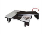 International Service Masa cafea Laussane, Wenge/ Argintiu , 1300 x 900 x 318mm Masa de cafea