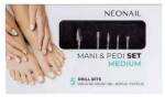 NeoNail Professional Set freze pentru manichiură, 5 buc. - NeoNail Professional Mani And Pedi Bits Set Medium 5 buc