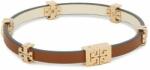 Tory Burch Karkötő Eleanor Leather Bracelet 147235 Barna (Eleanor Leather Bracelet 147235)