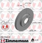 ZIMMERMANN Disc frana ZIMMERMANN COAT Z 280.3160. 20 (280.3160.20)