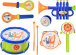 MIKRO Set de 7 instrumente muzicale cu ciocane (MI81239) Instrument muzical de jucarie