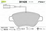 VALEO set placute frana, frana disc VALEO ESSENTIAL 301426 (301426)