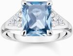 Thomas Sabo kék köves ezüst gyűrű - TR2362-059-1-52