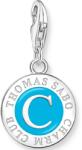 Thomas Sabo kék Charmista Coin charm - 2098-007-17