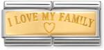 Nomination arany 'I love my Family' dupla charm - 030710/03