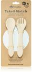 Petite&Mars Take&Match Silicone Cutlery étkészlet Desert Sand 6 m+ 2 db
