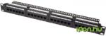 LOGILINK CAT6 Patch Panel 19" 24-Port unshielded RAL 9005 (NP0004A)