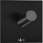 ZACK Törölköző akasztó DUPLO 5 cm, fekete, rozsdamentes acél, Zack (ZACK40446)