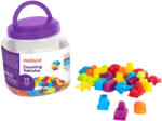 Miniland Set de 72 masinute pentru numarat si sortat (ML27370) - roua