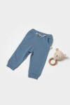 BabyCosy Pantaloni lungi, Two thread, 100%bumbac organic - Indigo, BabyCosy (Marime: 6-9 luni) (BC-CSY8021-6) - roua