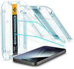 Apple Spigen Glas. tR EZ Fit Apple iPhone 15 Pro, Tempered kijelzővédő fólia (2db) (AGL06892)