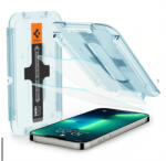 Apple Spigen "Glas. tR SLIM EZ Fit" Apple iPhone 16e / 13 / 14 / 13 Pro tempered kijelzővédő fólia felhelyező kerettel (2db) (AGL03385) - speedshop
