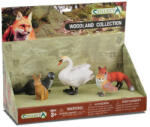 CollectA Set 5 figurine Animale din padure pictate manual LPP Collecta (COL89108LPP) - roua Figurina