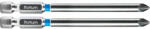Fortum behajtóhegy (bit) PZ, 2 db, S2 acél, PZ1×90 mm (4741321) (4741321)
