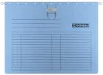DONAU Dosar suspendabil cu sina, carton 230g/mp, bagheta metalica, 5 buc/set, DONAU - albastru (DN-7430001PL-10-SET)