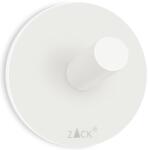 Zack Cârlig pentru prosoape DUPLO 5, 5 cm, alb, oțel inoxidabil, Zack Agatator cuier