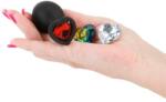NS Novelties Dop Anal Cu Bijuterii Glams Xchange Heart, Medium, 8 Cm