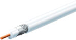 USE Koax kábel, fehér, 75 ohm, Ø6, 9 mm, 100 m/tekercs (RG 6U/WH) (RG6UWH)