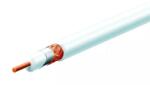 USE Koax kábel, fehér, 75 ohm, Ø6, 5 mm, 100 m/tekercs (RG 6-32/WH) (RG6-32WH)