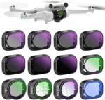 Neewer DJI Mini DJI Mini 3/Mini 3 Pro 12in1 ND Szűrő Kit - ND8/ 16/ 32/ 64/ 128/ 256/ ND1000/ UV/ CPL/ Anamorfikus/ Fényszennyezéscsökkentő/ Csillagszűrők Filter Set (10101791)
