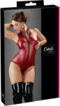 Cottelli Collection Party - cipzáras, ujjatlan fényes body (piros) (26419763051) - shop