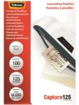 Fellowes Meleglamináló fólia, 125 mikron, 65x95 mm, fényes, 100 db, FELLOWES (5306702) - molnarpapir