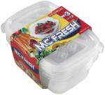 Heidrun Europlastic Heidrun Mc Fresh Ételtároló 3 x 1, 2L 19, 8x14, 2x7, 7cm (1809)