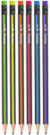 Colorino Grafitceruza HB radírral, Colorino School Stripes trio, háromszög test - miniorszag