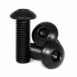 Caxtool Félgömbfejű belső kulcsnyílású csavar DIN 7380 10.9 DSB fekete M4x8 (MMEK04267)