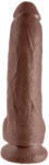 Pipedream Dildo Realist cu Testicule King Cock Mulatru 26 cm Dildo