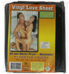 Nmc Cearsaf PVC Vinyl Love - negru 158*227 cm