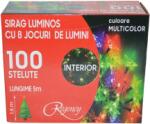 Regency Instalatie de Craciun- sirag luminos cu 8 jocuri de lumini- 100 de beculete stelute multicolore- 5 m (MGH-105513-mt)