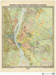  Budapest Székes-Főváros és Környéke (1906) falitérkép 71*87 cm - íves papír - TÖBB VÁLTOZAT