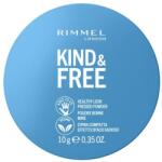 Rimmel London Kind & Free Healthy Look Pressed Powder pudră 10 g pentru femei 020 Light