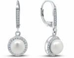 Brilio Silver Cercei fermecători din argint cu perle și zirconii EA88