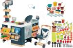 Smoby Set magazin electronic produse mixte cu frigider Maxi Market cu vase Smoby cu alimente cu fructe și legume (SM350242-23)